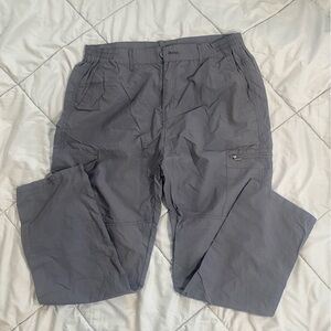 Men's Gray Casual Cargo Pants